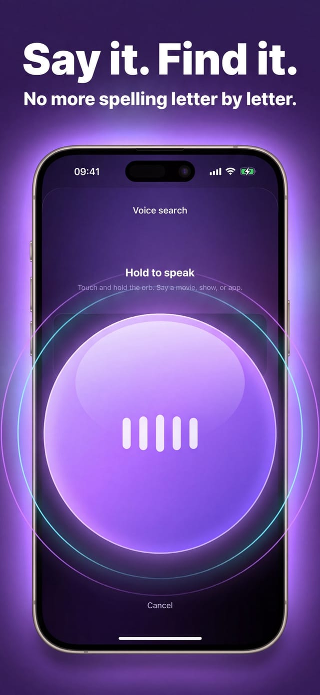 Voice search on Roku from an iPhone